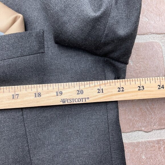 Pronto Uomo Blazer Men 42XLong Gray‎ Flannel Super 100s Tasmania Wool Classic - Picture 4 of 14